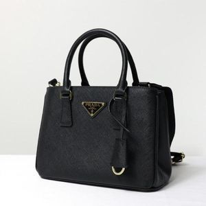 Prada Galleria Saffiano Lux  Galleria  2way Pouch Attached Leather
